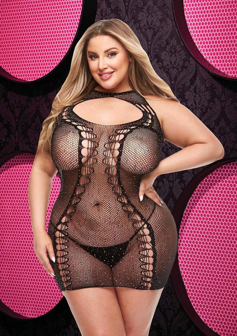 Bling Bling Halter Mini Dress - Image 7