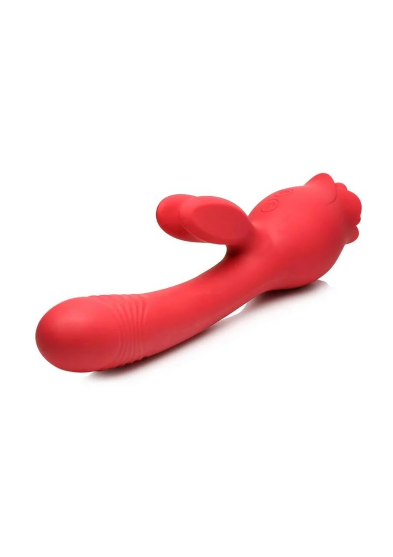 Bloomgasm Blooming Bunny Sucking and Thrusting Silicone Rechargeable Rabbit Vibrator - Image 3