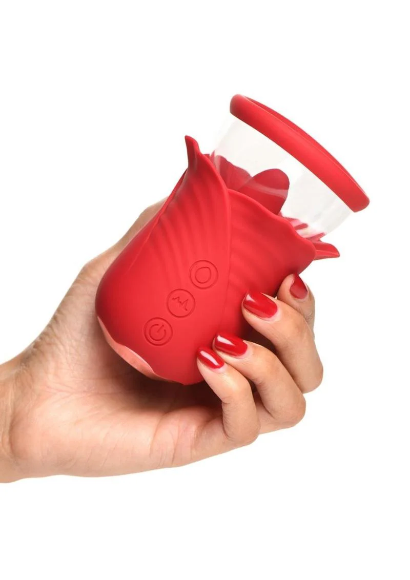 Bloomgasm Lily Lover Sucking and Vibrating Rechargeable Silicone Clitoral Stimulator - Image 4