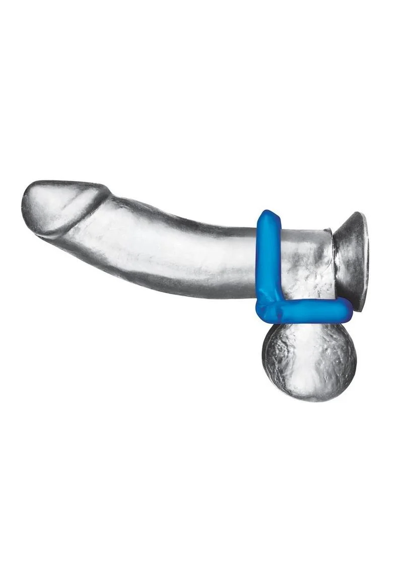 Blue Line Duo Cock and Ball Stamina Enhancement Ring - Image 3