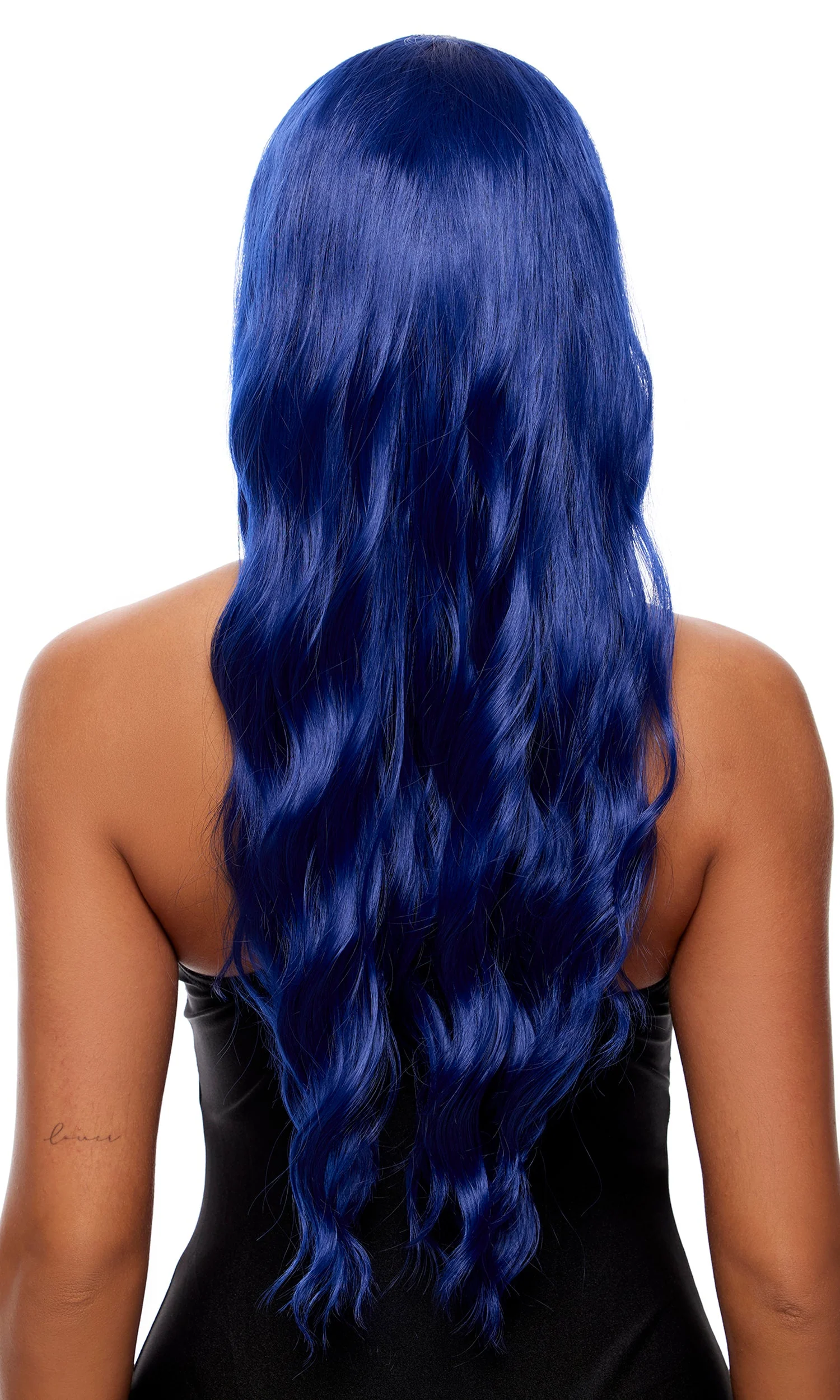 Blue Wavy Wig - Image 2