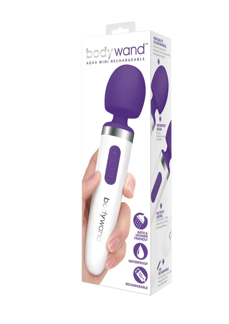 Bodywand Aqua Mini Rechargeable Silicone Wand Massager - Image 2