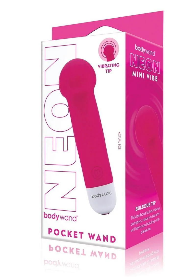 Bodywand Mini Pocket Wand Neon Prp - Image 2