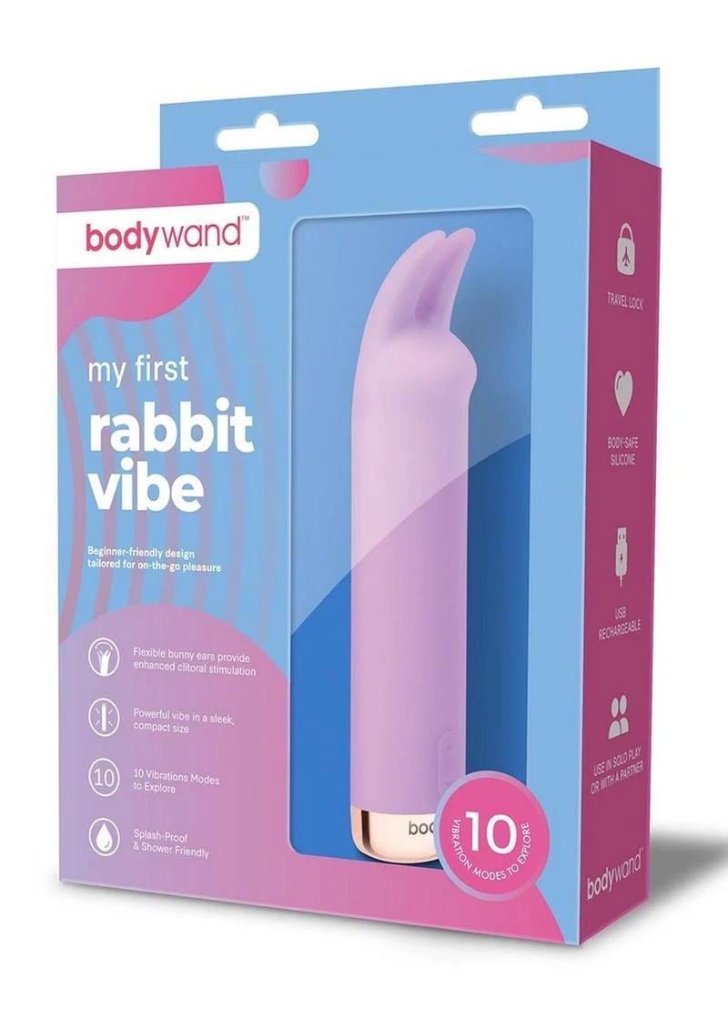 Bodywand My First Rabbit Vibe Silicone Rechargeable Vibrator - Image 2