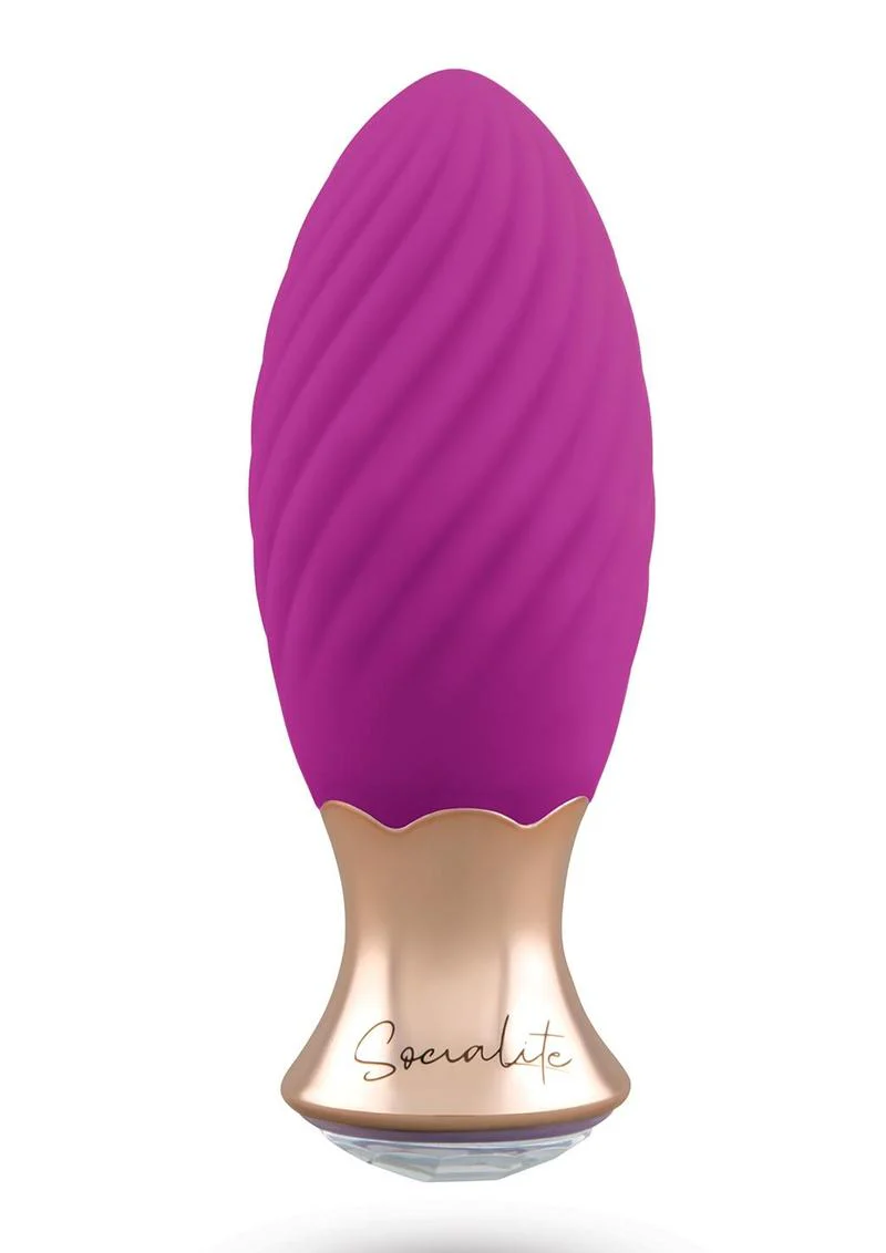 Bodywand Socialite Lola Jeweled Base Vibe with Swirl Texture - Image 4