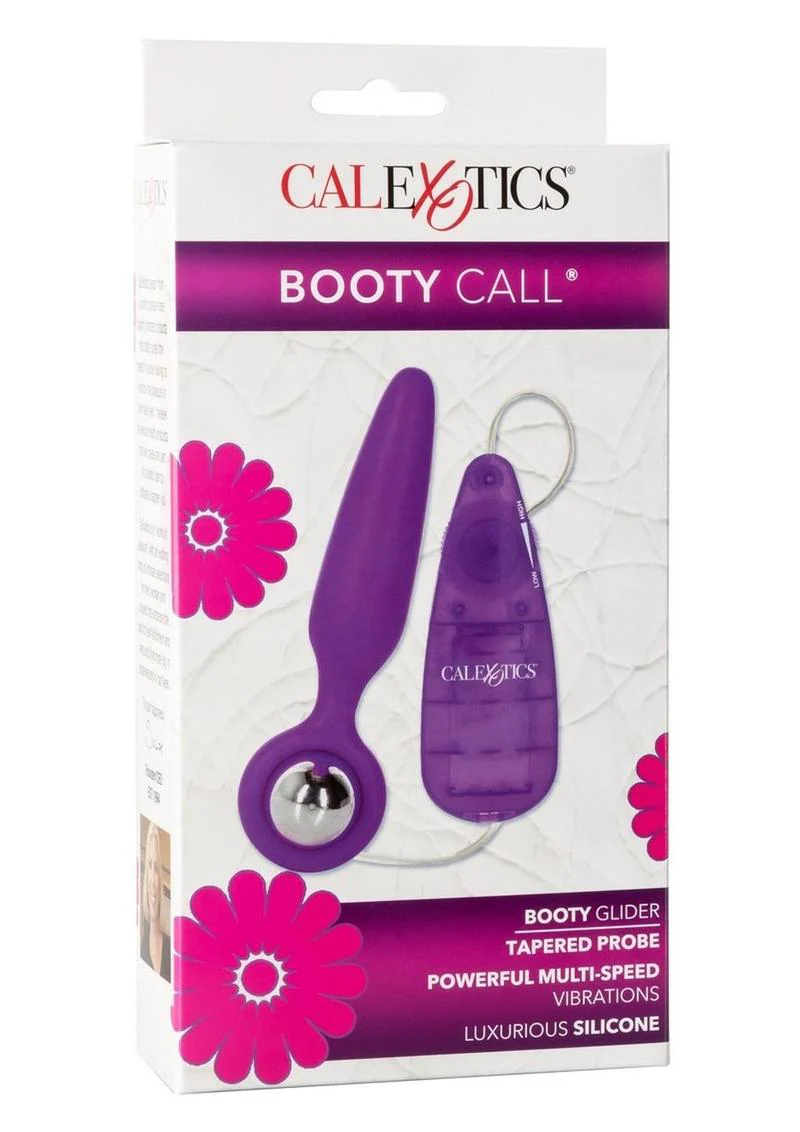 Booty Call Booty Glider Silicone Vibrating Butt Plug with Remote Control - Image 2