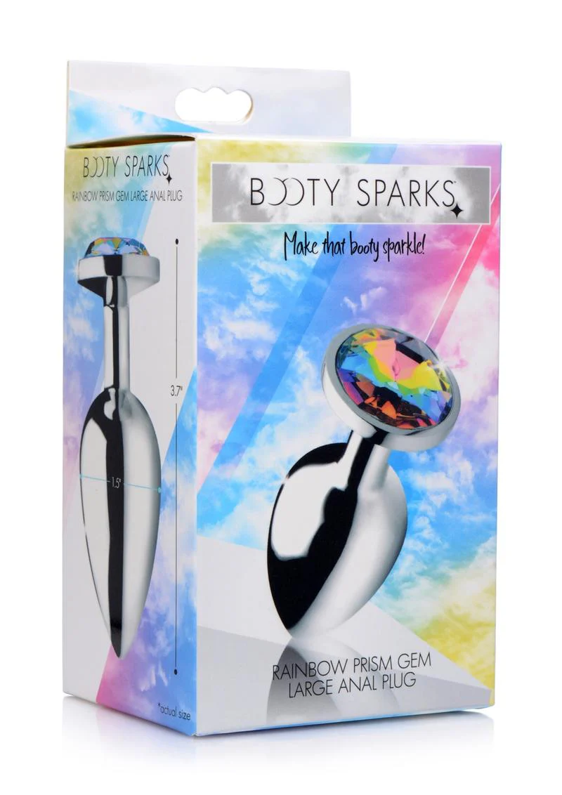 Booty Sparks Rainbow Prism Gem Anal Plug - Image 10