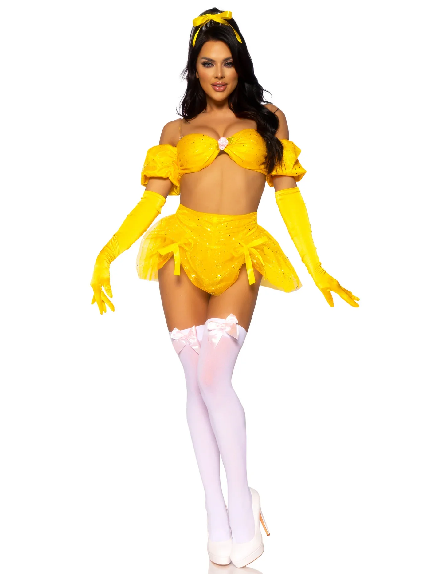 Bow Thigh Highs Stockings with bow - Image 3