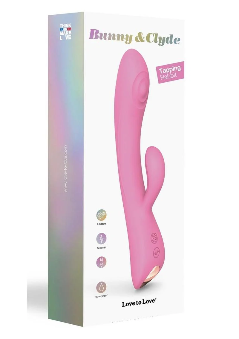 Bunny and Clyde Rechargeable Silicone Rabbit Vibrator - Image 2