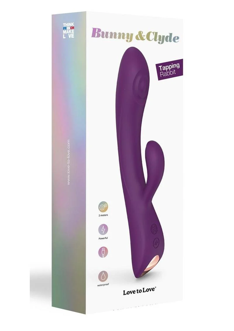 Bunny and Clyde Rechargeable Silicone Rabbit Vibrator - Image 6