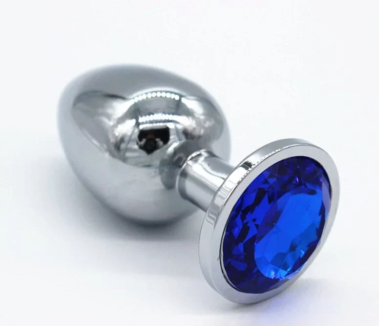 Butt Plug Metal Anal Plug Set of 3 with Gems - Image 4