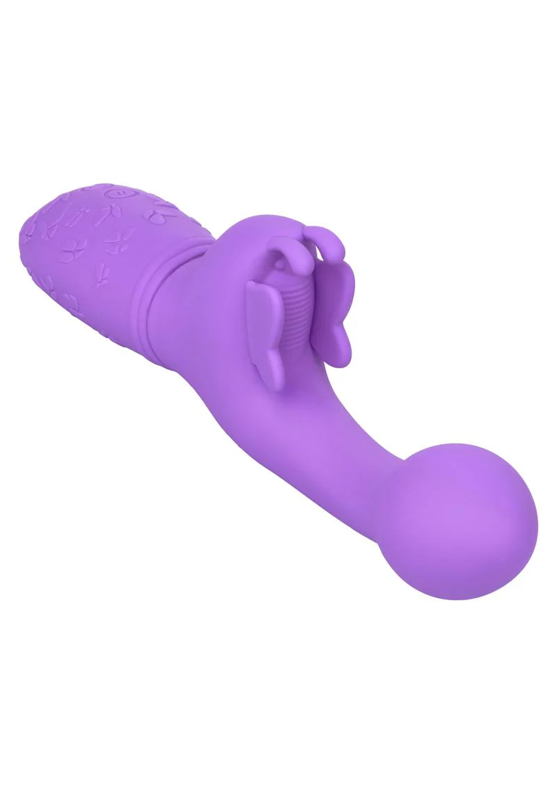 Butterfly Kiss Rechargeable Silicone Dual Vibrator - Image 9