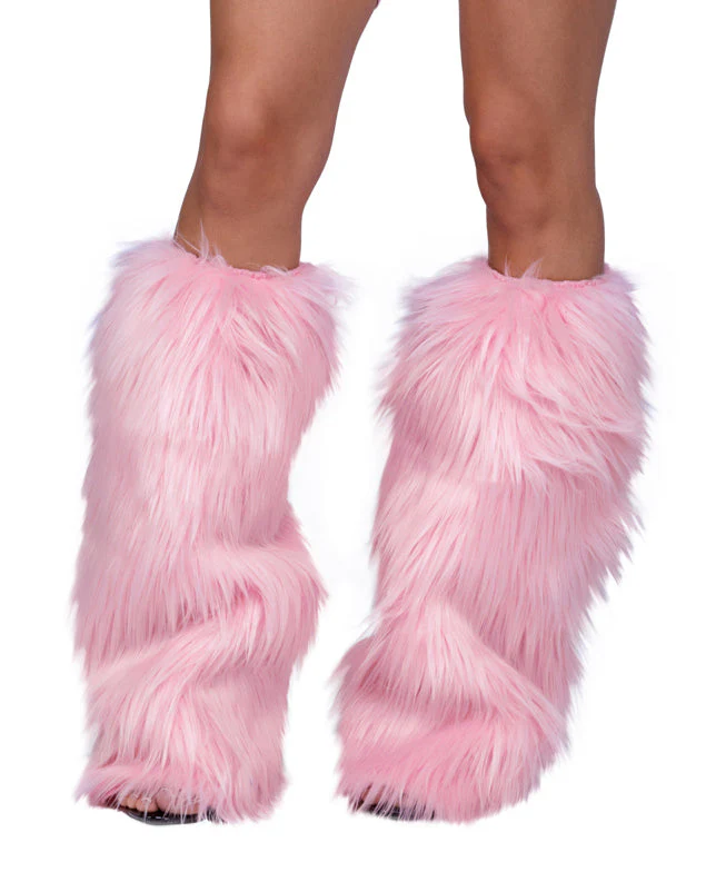 C121 - Fur Boot Covers Leg warmers - Image 5