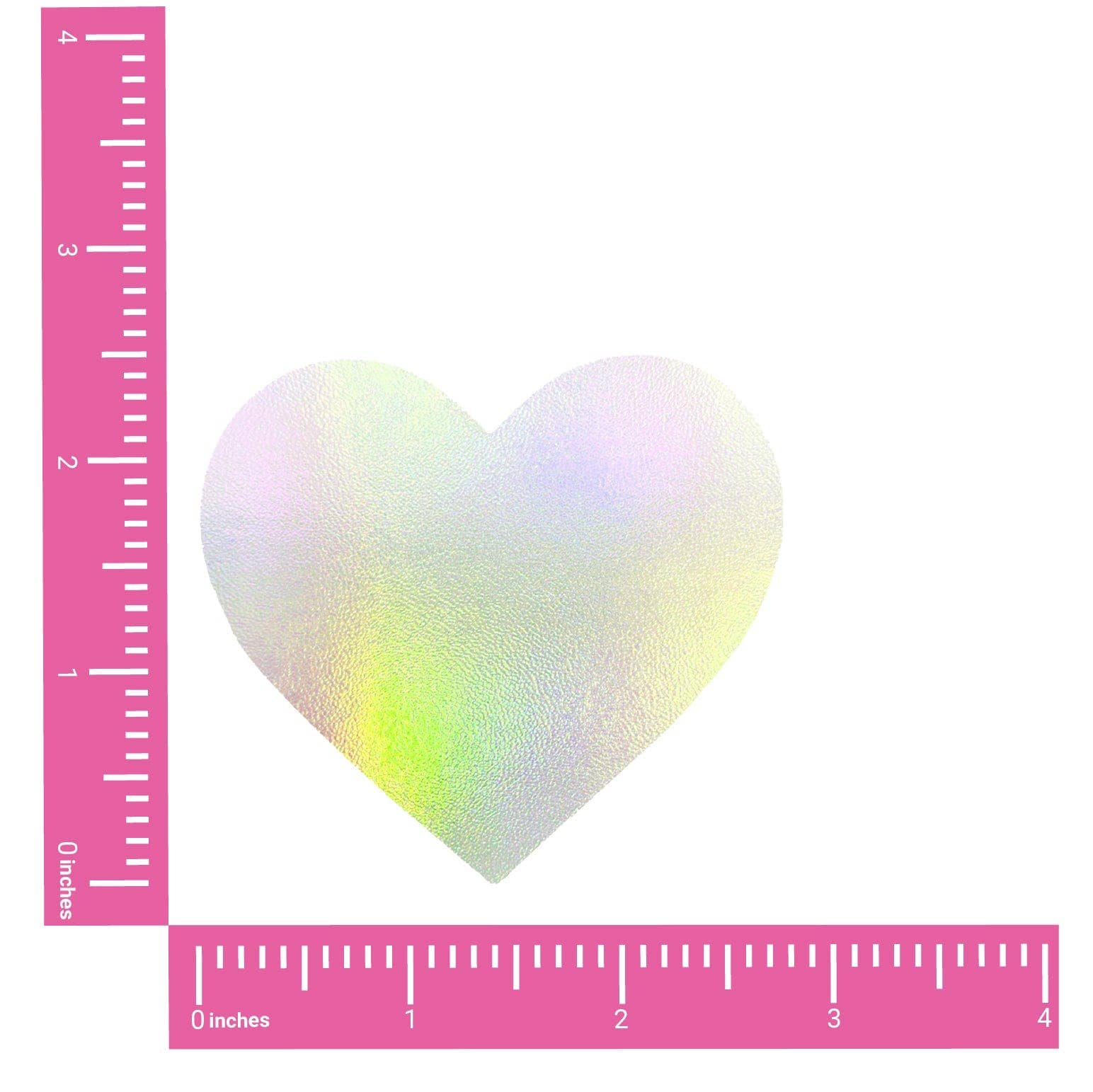 Care Bare Stare Holographic I Heart U Nipple Cover Pasties - Image 2