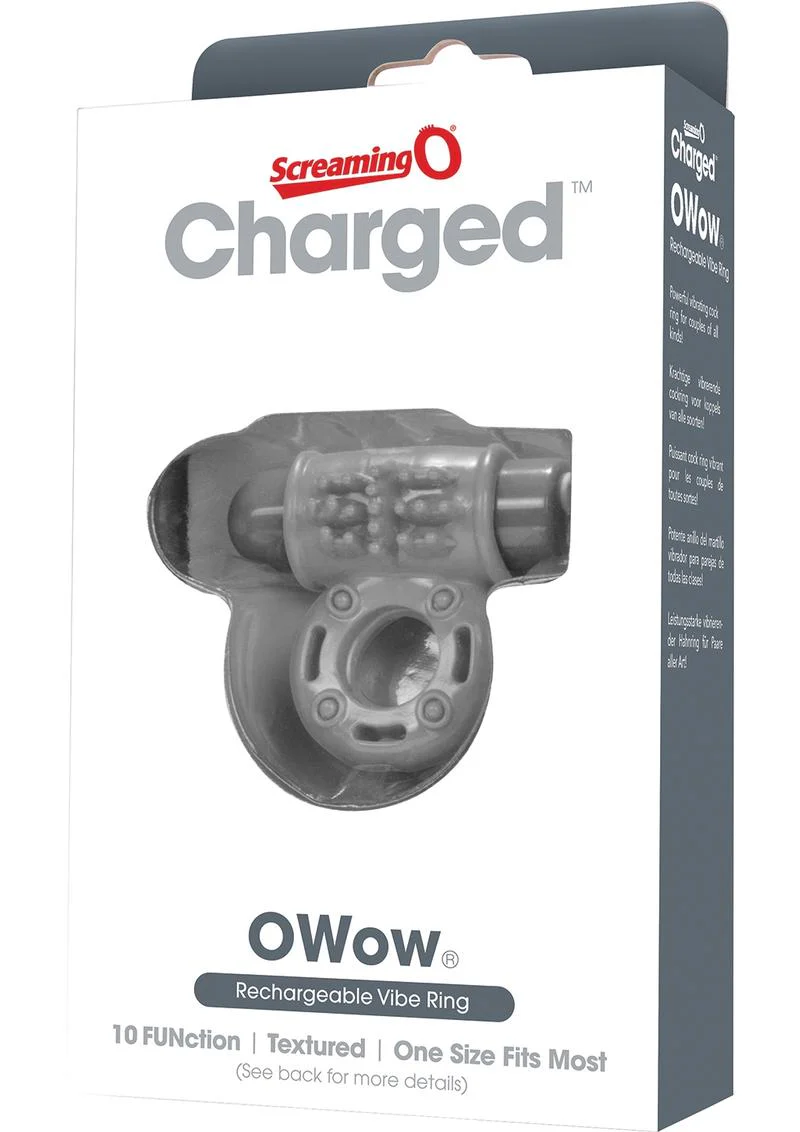Charged OWOW Rechargeable Vibrating Ring Waterproof - Image 2