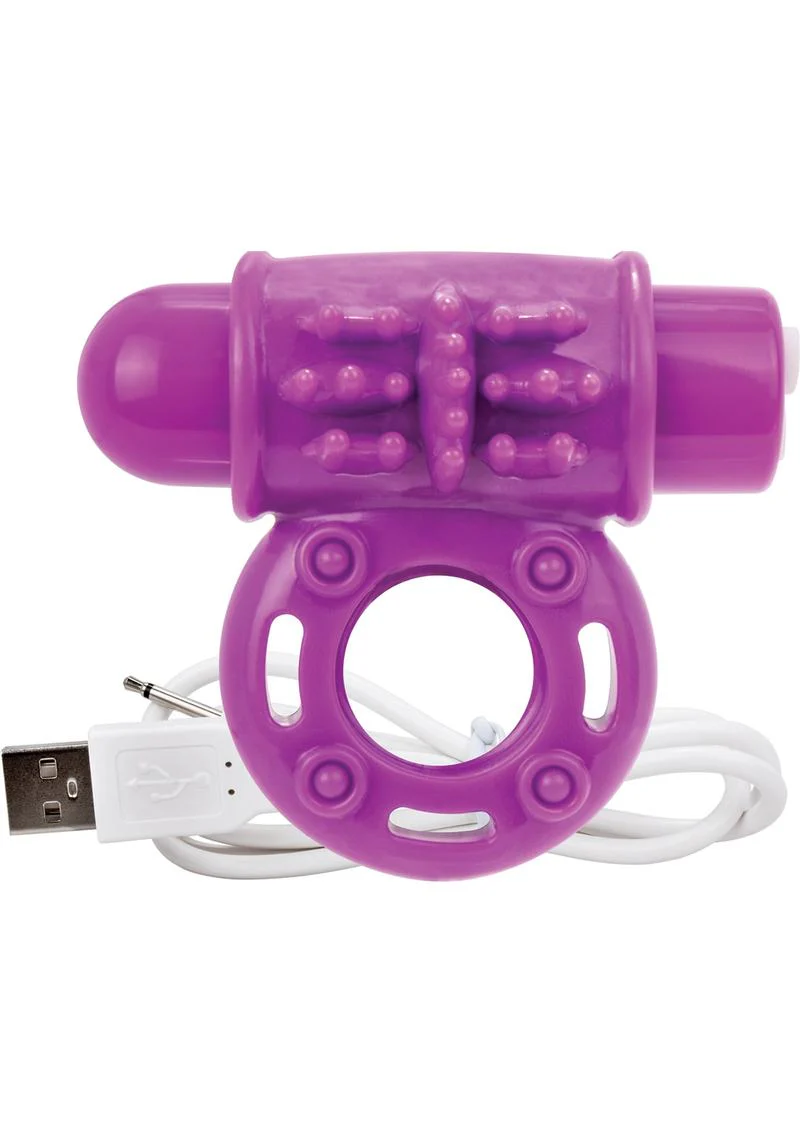 Charged OWOW Rechargeable Vibrating Ring Waterproof - Image 5