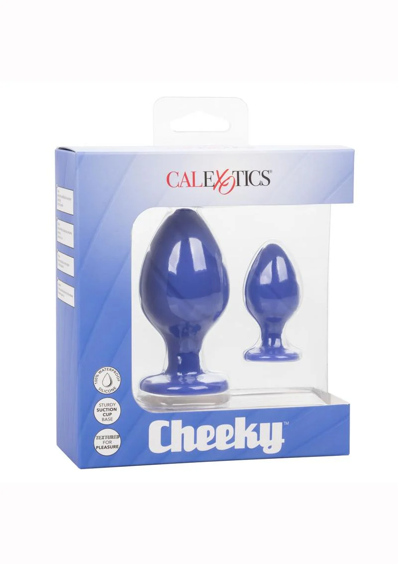 Cheeky Silicone Textured Anal Plugs - Image 14