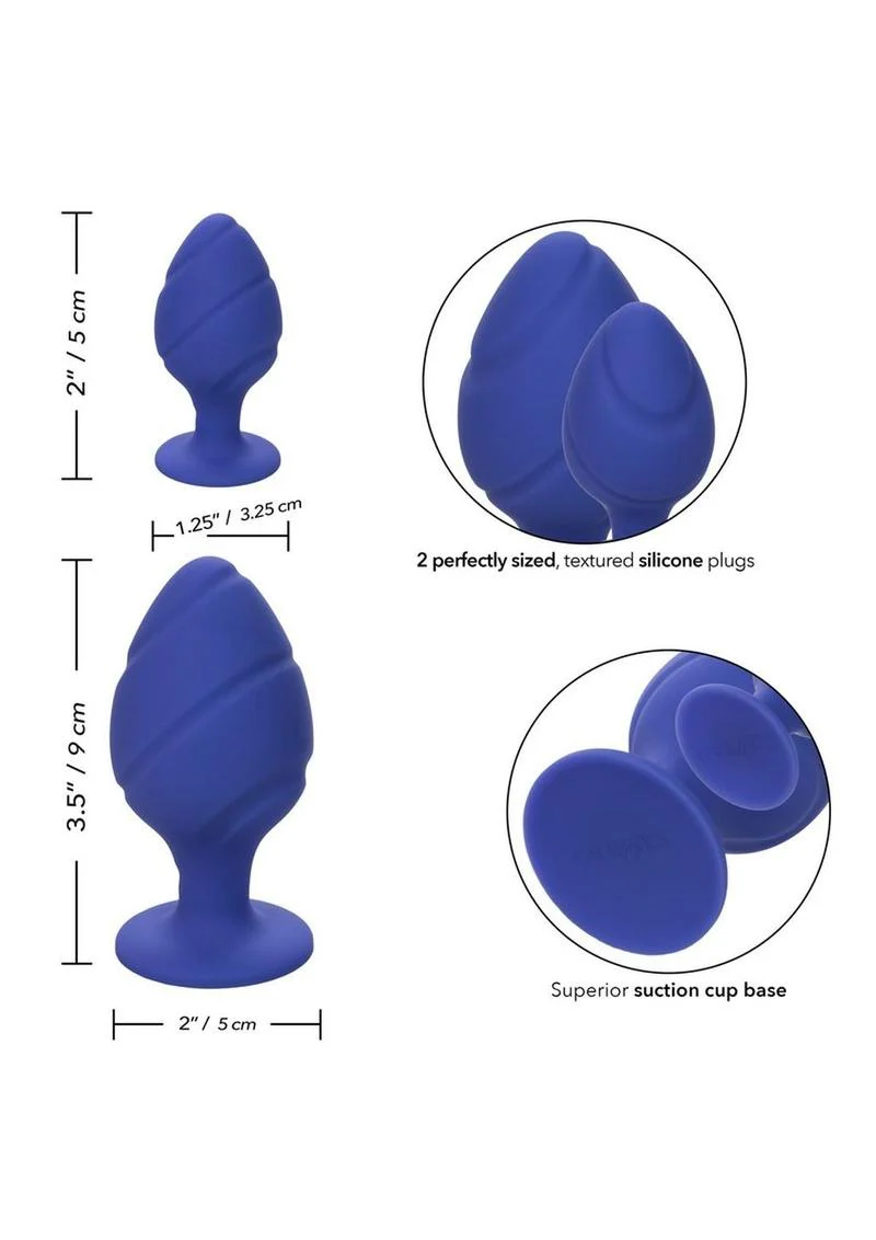 Cheeky Silicone Textured Anal Plugs - Image 16