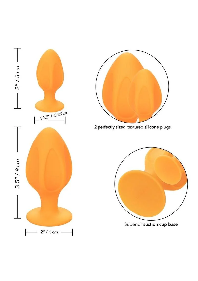 Cheeky Silicone Textured Anal Plugs - Image 8