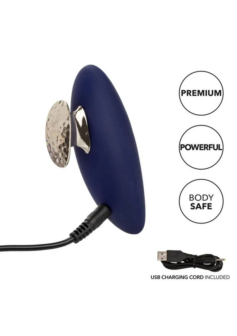 Chic Violet Silicone Rechargeable Massager - Image 3