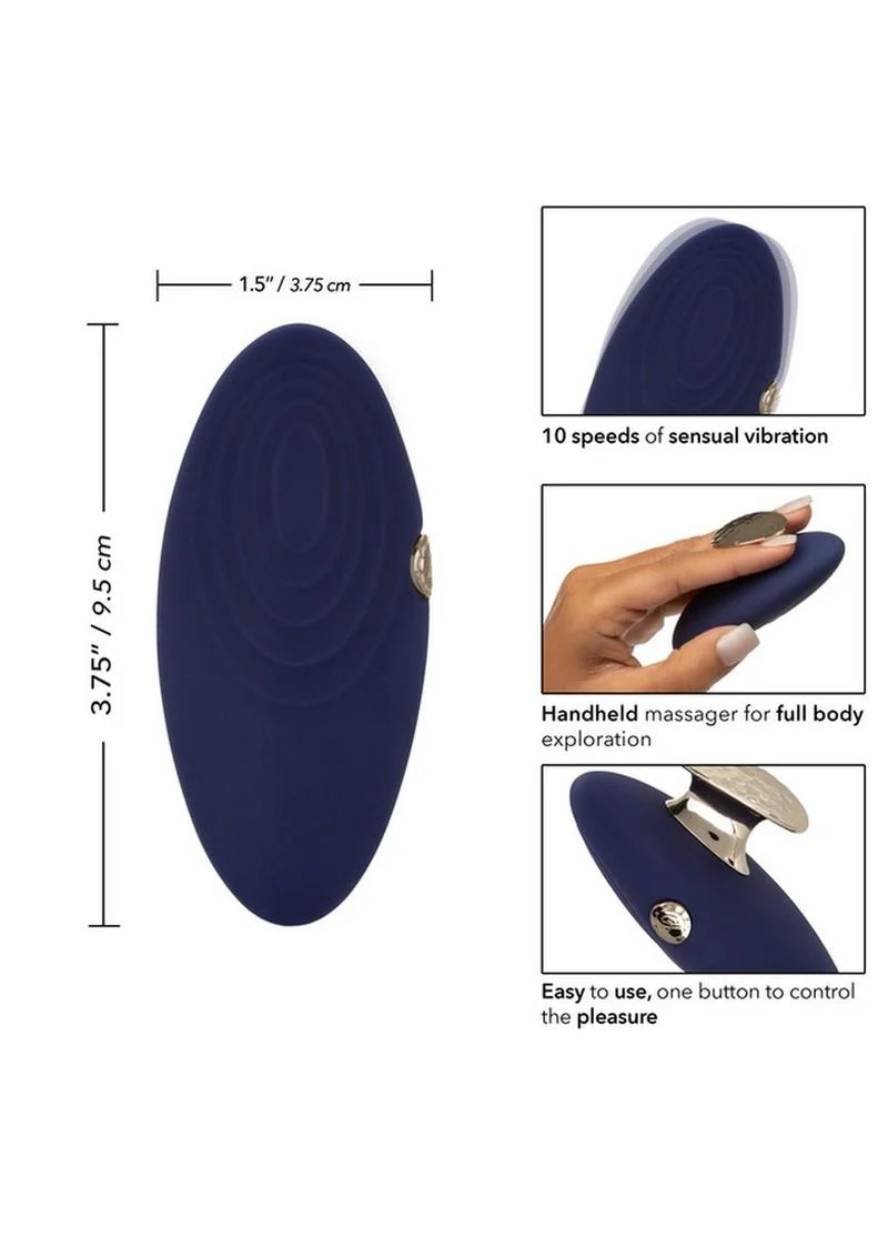 Chic Violet Silicone Rechargeable Massager - Image 4