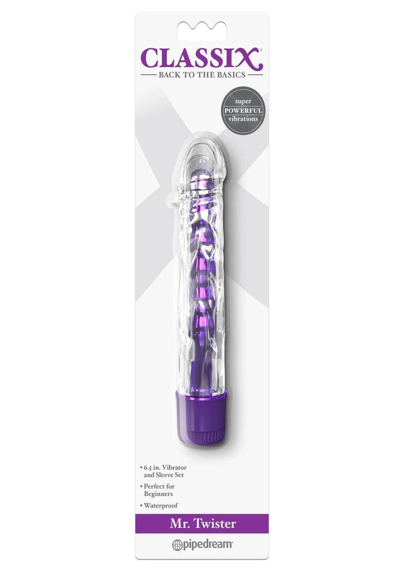 Classix Mr. Twister Vibrator with Sleeve - Image 6