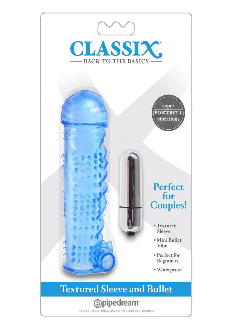 Classix Textured Sleeve and Bullet Vibrator - Image 2