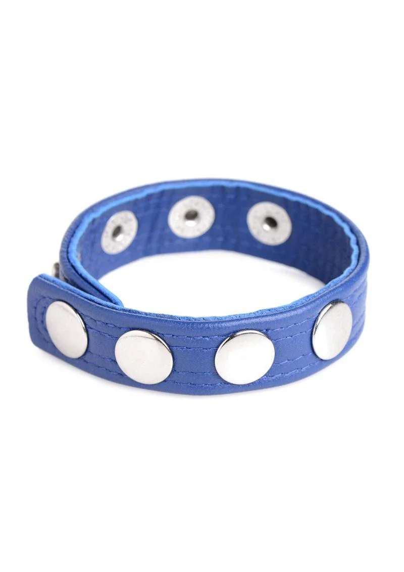 Cock Gear Leather Speed Snap Cock Ring - Image 4