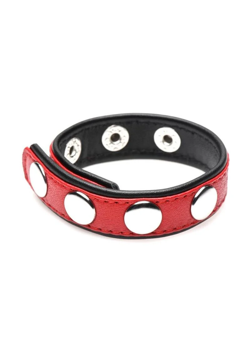 Cock Gear Leather Speed Snap Cock Ring - Image 7