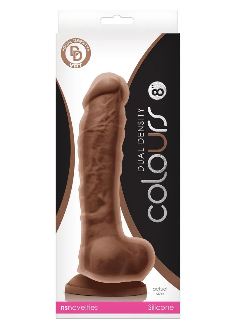 Colours Dual Density Silicone Dildo - Image 16