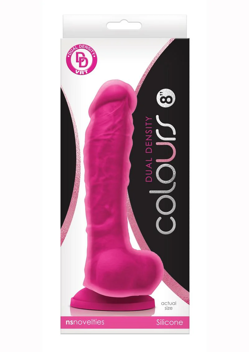 Colours Dual Density Silicone Dildo - Image 20