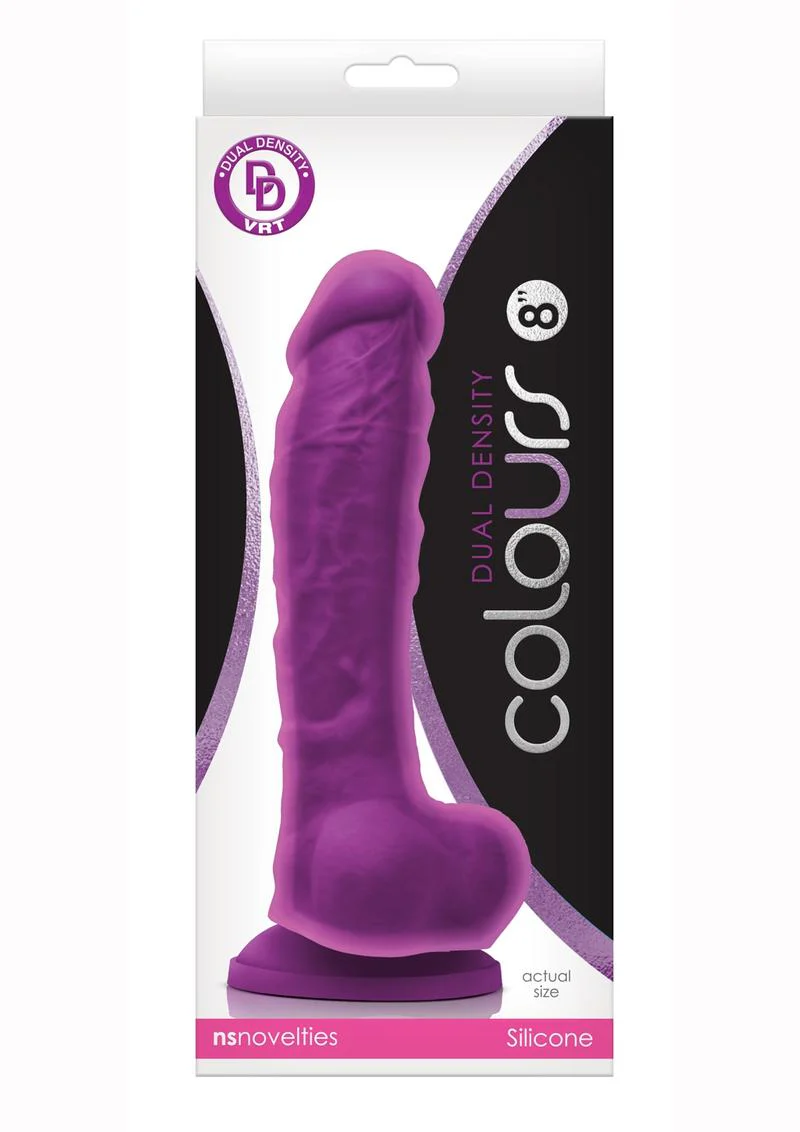 Colours Dual Density Silicone Dildo - Image 22