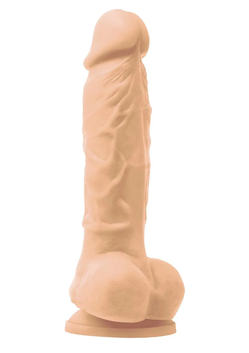 Colours Pleasures Silicone Vibrating Dildo with Balls - Image 25