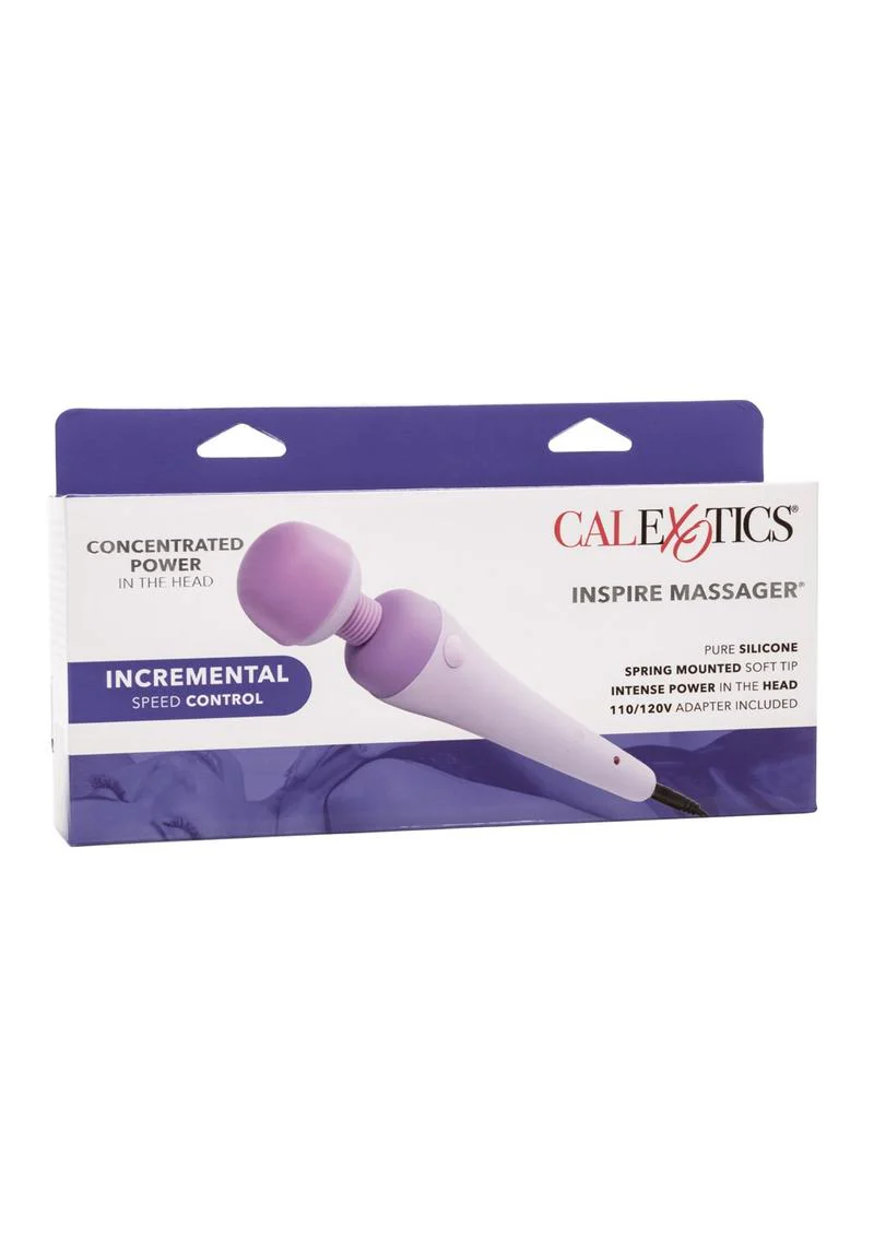 Couture Collection Inspire Wand Massager with Silicone Attachments - Image 2