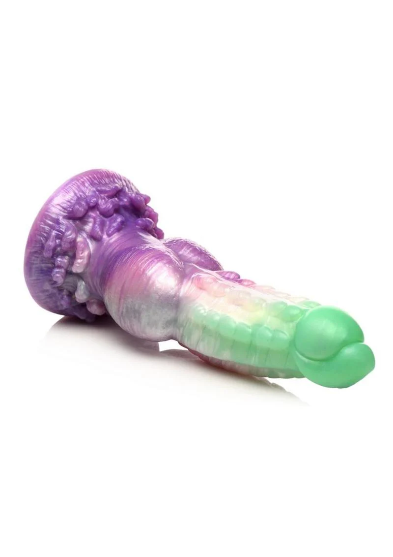 Creature Cocks Aqua Phoenix Silicone Dildo - Image 3
