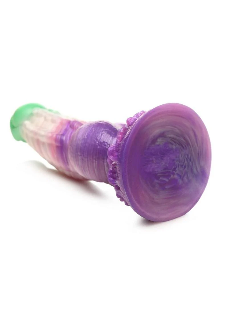 Creature Cocks Aqua Phoenix Silicone Dildo - Image 4
