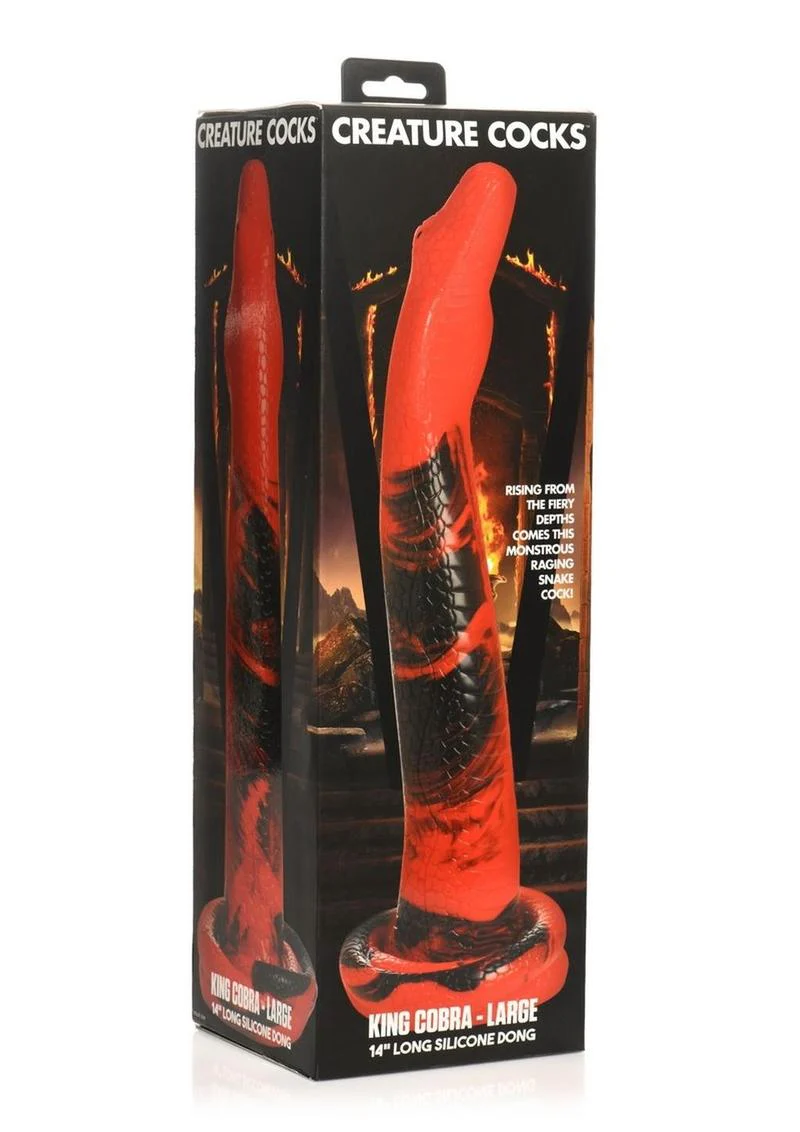 Creature Cocks King Cobra Long Silicone Dildo - Image 2