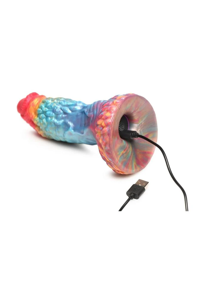 Creature Cocks Phoenix Vibrating Rechargeable Silicone Dildo - Image 4