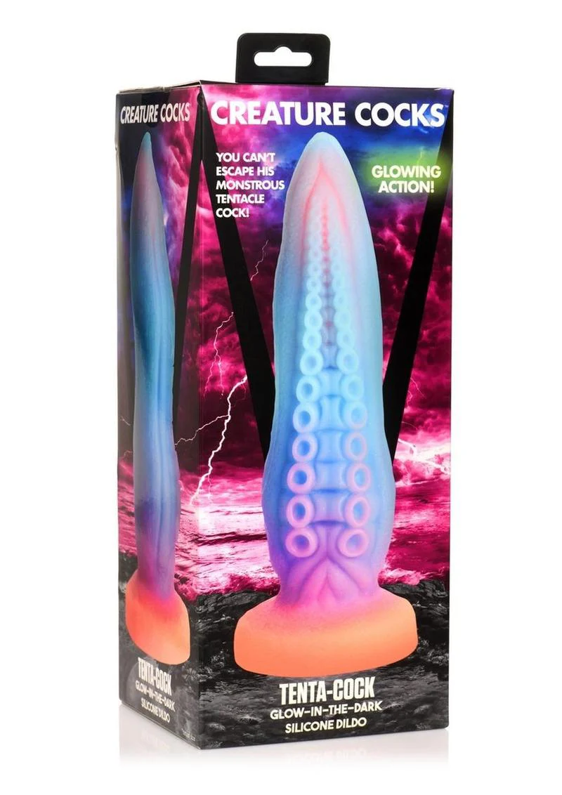 Creature Cocks Tenta-Cock Glow In The Dark Silicone Dildo - Image 2