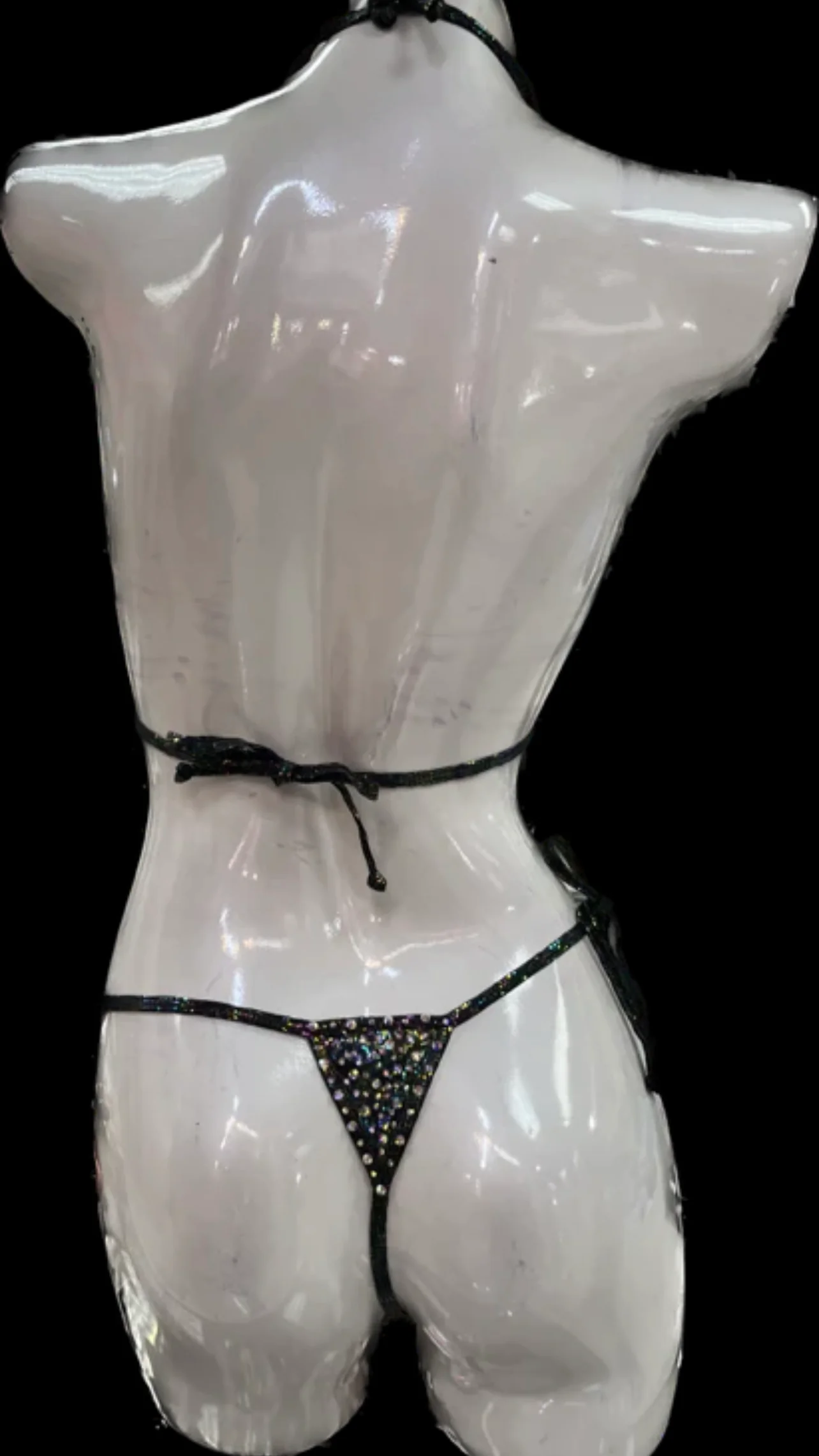 Crystal Under boob Micro Bikini Set - Image 3