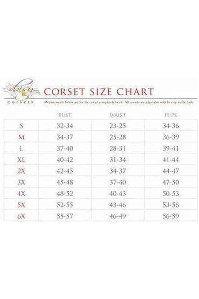Daisy Corsets 4-Piece Naughty Nurse Steel Boned Corset Costume Set - Image 3