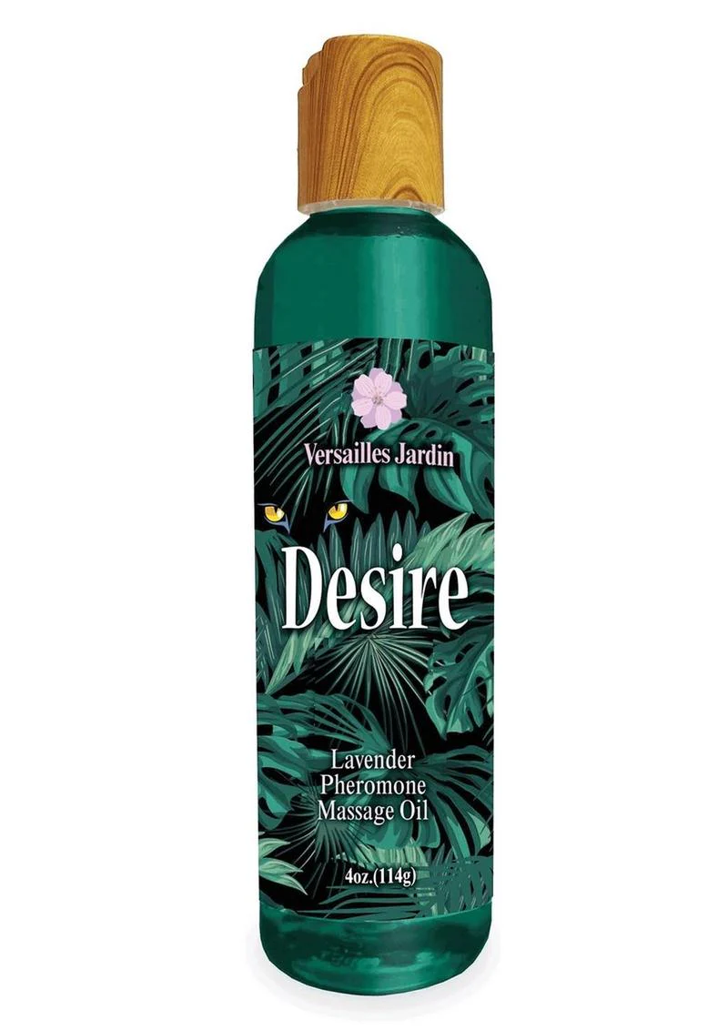 Desire Pheromone Massage Oil 4oz - Lavender - Image 2