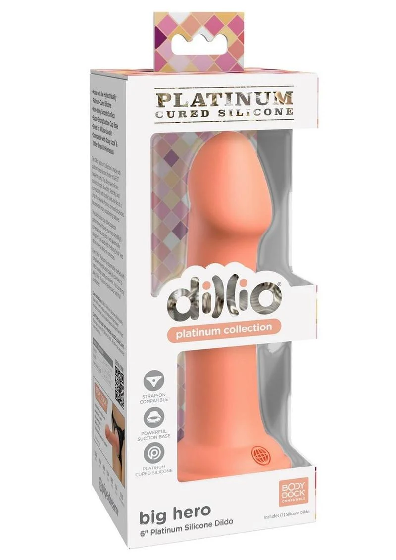Dillio Platinum Big Hero Silicone Dildo - Image 2