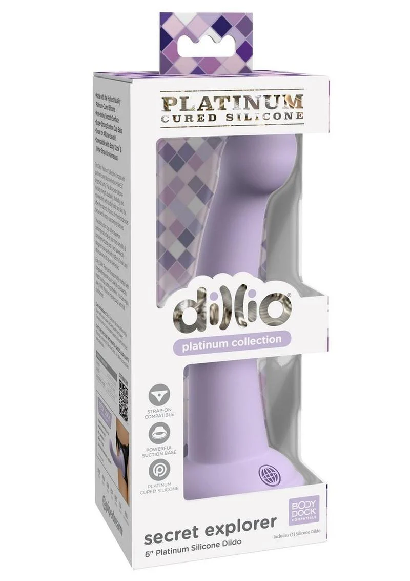 Dillio Platinum Secret Explorer Silicone Dildo - Image 2