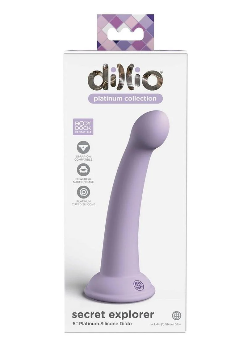 Dillio Platinum Secret Explorer Silicone Dildo - Image 4