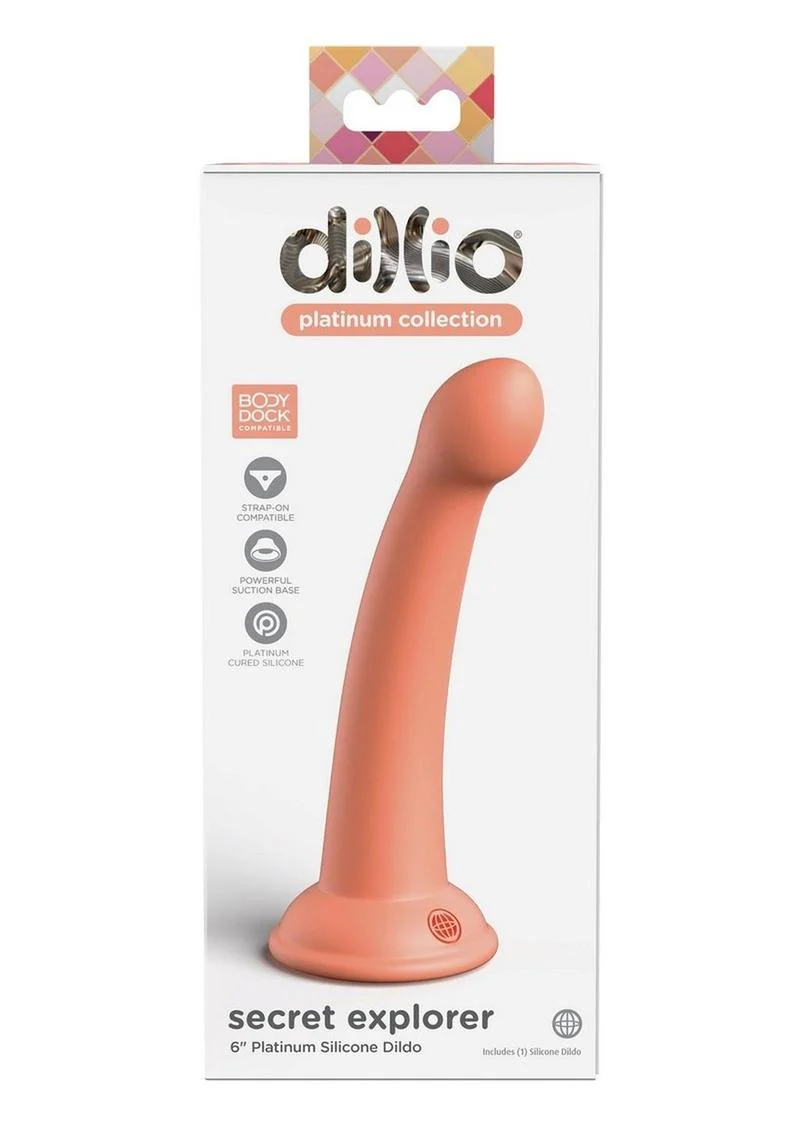 Dillio Platinum Secret Explorer Silicone Dildo - Image 8