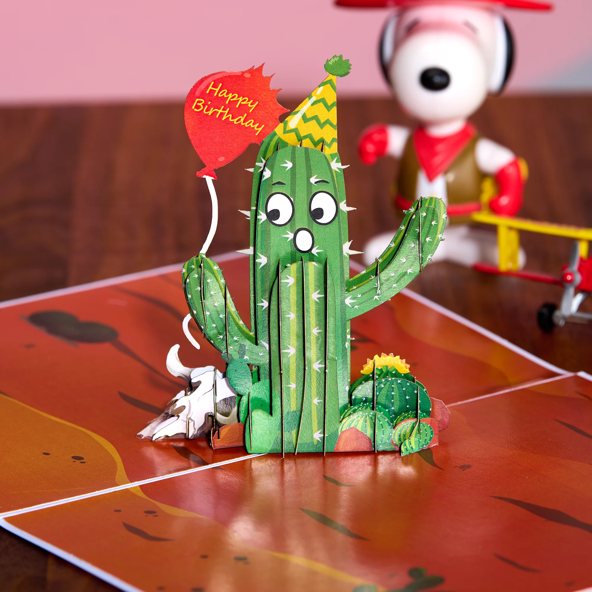 Dirty Pop Cards - Happy Birthday Prick Funny 3D Pop-Up Cactus Card - Image 2