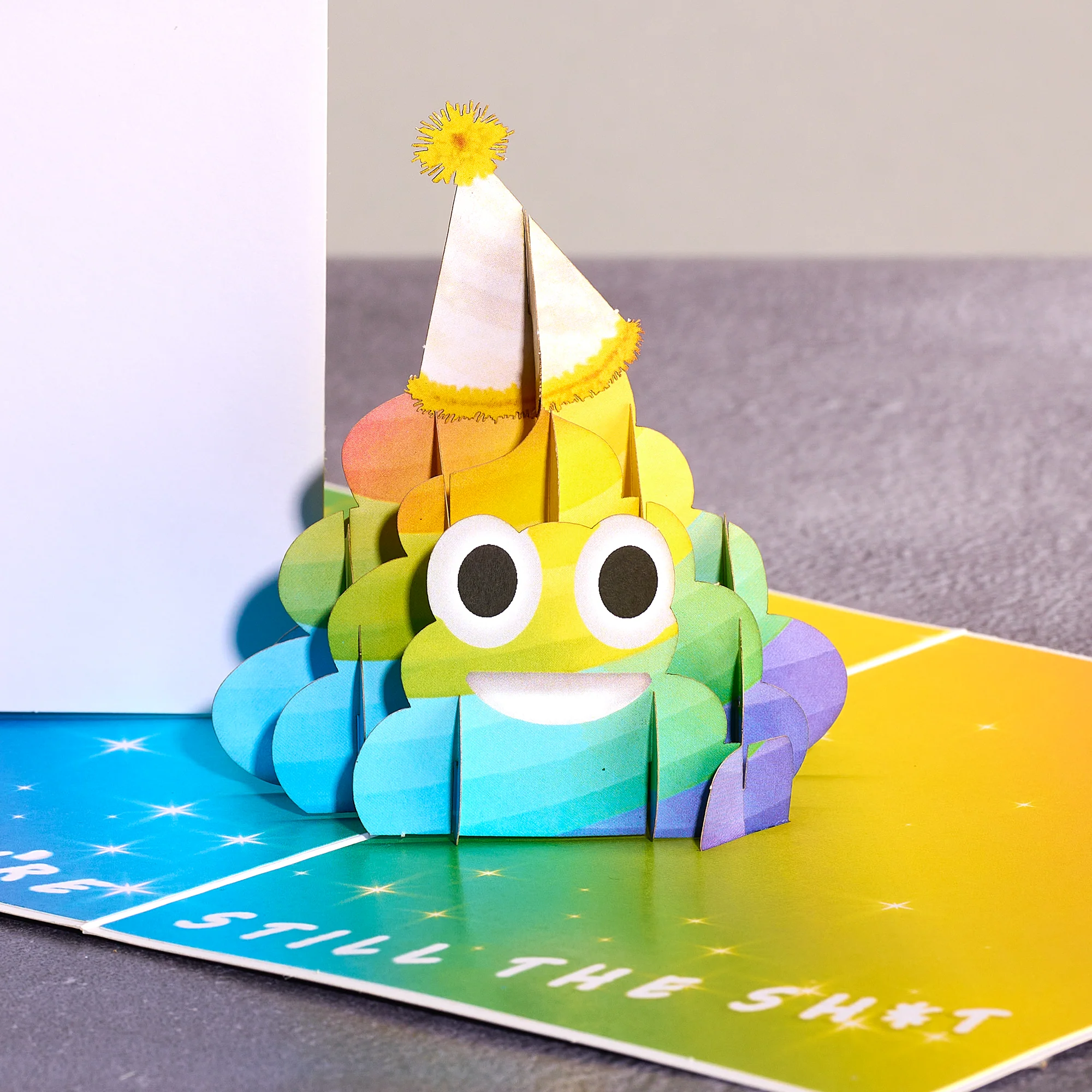 Dirty Pop Cards - Holy Crap You’re Old Funny 3D Pop-Up Birthday Card - Image 2