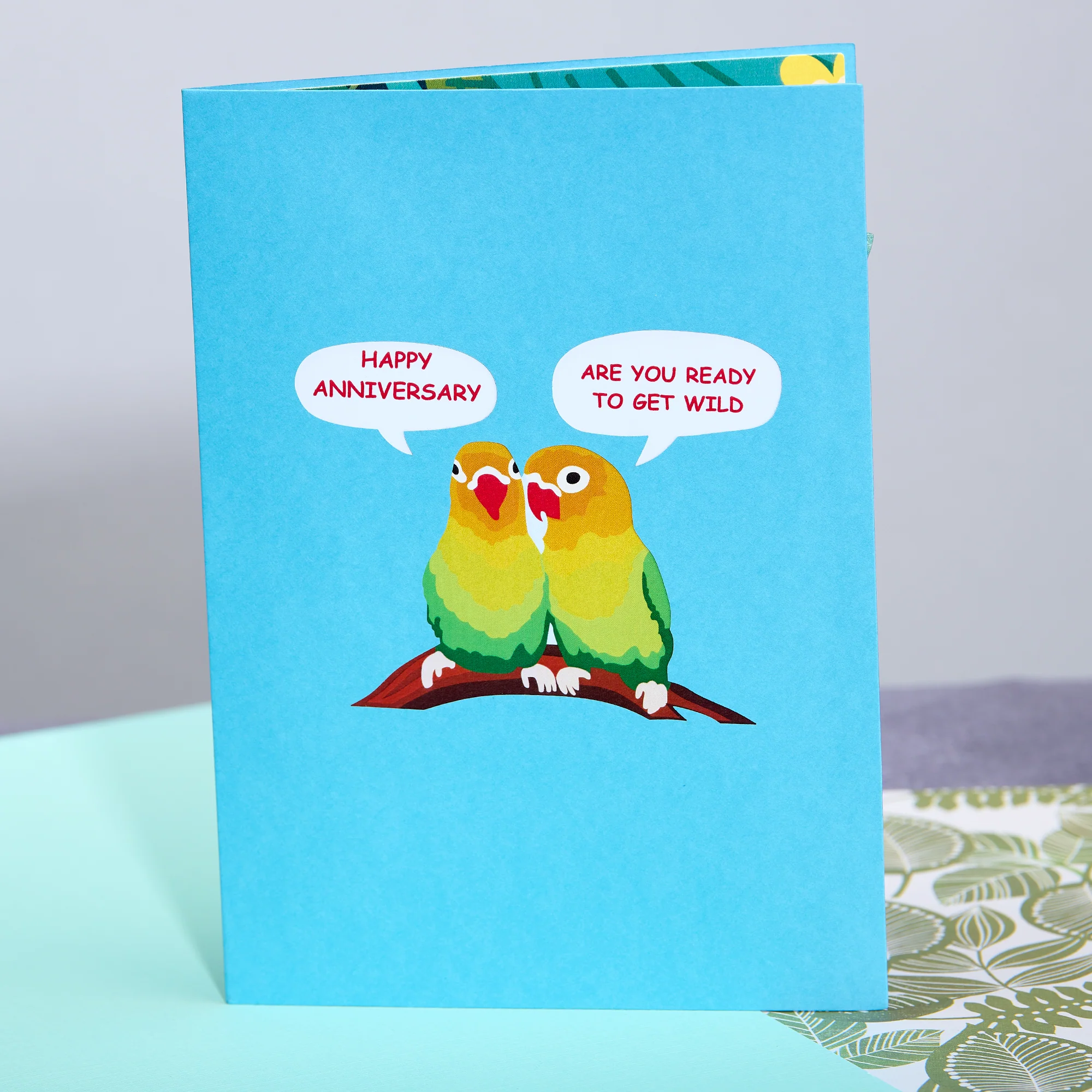 Dirty Pop Cards - Love Birds Funny 3D Pop-Up Naughty Anniversary Card - Image 3
