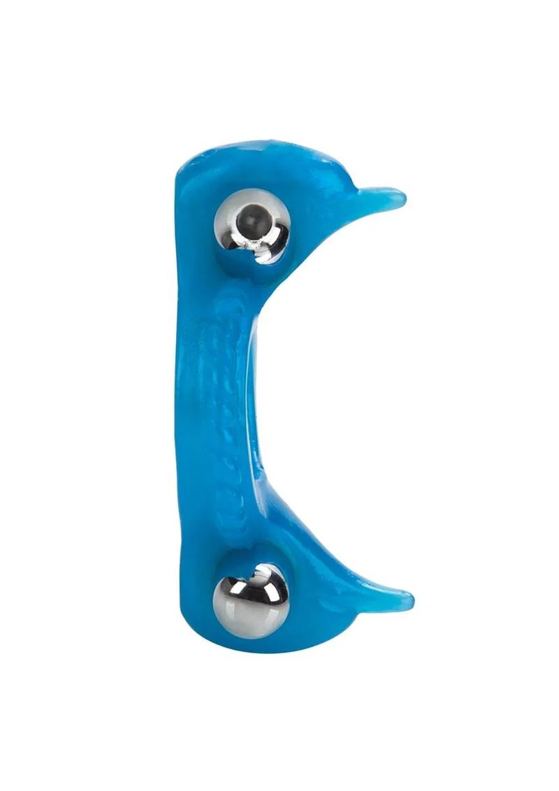 Double Dolphin Vibrating Cock Ring with Clitoral Stimulation - Image 4